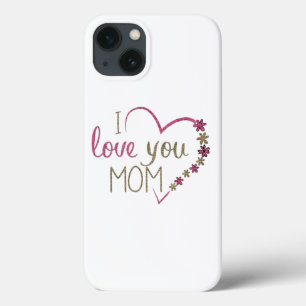 Etui iPhone 13 Amour Maman Mères Jour Coeur