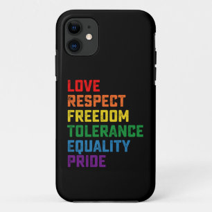 Case-Mate iPhone Case Amour Respect Liberté Tolérance Égalité Fierté