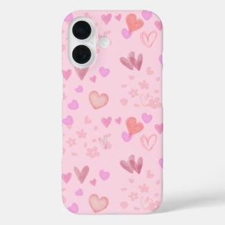 Coque Pour iPhone 16 Amoureux aux Pêches