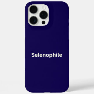 Coque iPhone 16 Pro Max Amoureux de la Lune Sélénophile