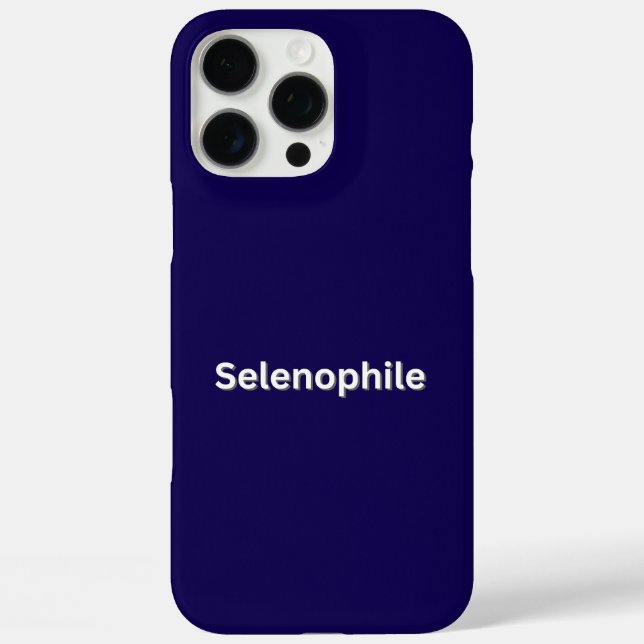 Coques Case-Mate iPhone Amoureux de la Lune Sélénophile (Verso)