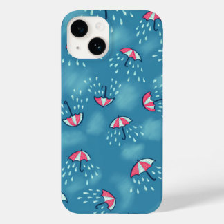 Coque Pour iPhone 14 Amoureux de la nature motif pluvieux