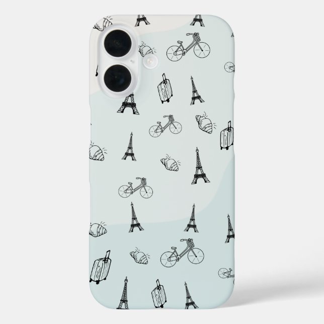 Coques Case-Mate iPhone Amoureux de Paris (Verso)