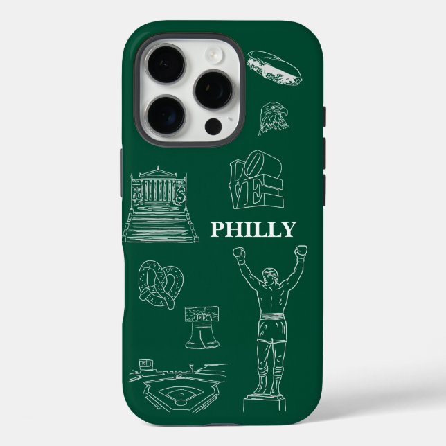 Coques Case-Mate iPhone Amoureux de Philadelphie  (Verso)