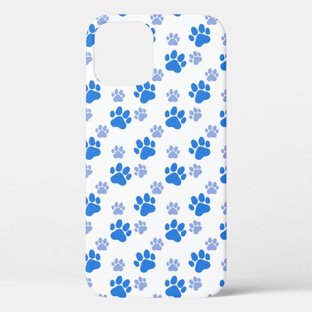 Coques Case-Mate iPhone Amoureux des Animaux Chien Empreinte de Patte Simp (Verso)