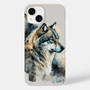 Coque Case-Mate iPhone amoureux des animaux de loups cool