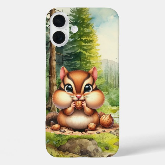Coques Case-Mate iPhone Amoureux des animaux mignons chipmunk (Verso)