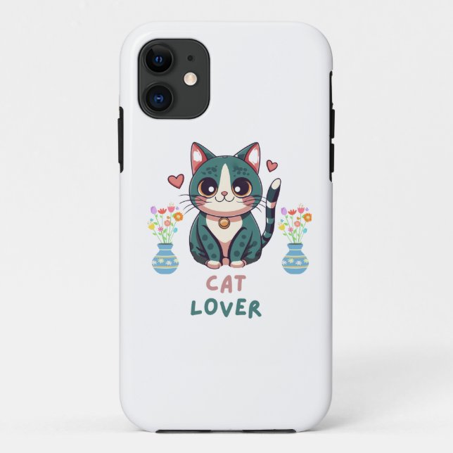Coques Case-Mate iPhone Amoureux des chats (Dos)