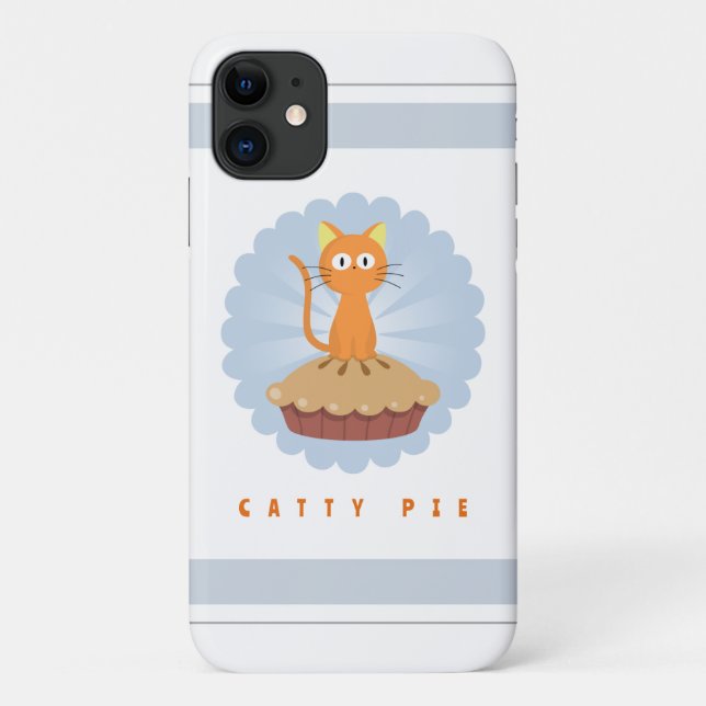 Coques Case-Mate iPhone Amoureux des chats à tarte cuite (Dos)