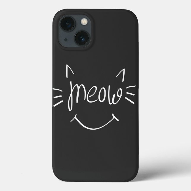 Coques Case-Mate iPhone Amoureux des chats Miaou  (Verso)