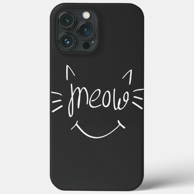 Coques Case-Mate iPhone Amoureux des chats Miaou  (Verso)