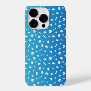 Coque Case-Mate iPhone Amoureux des chiens avec pattes os et motifs de fo