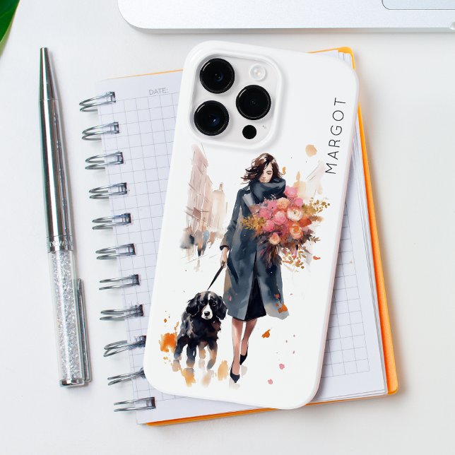 Coques Case-Mate iPhone Amoureux des chiens élégant (Créateur téléchargé)
