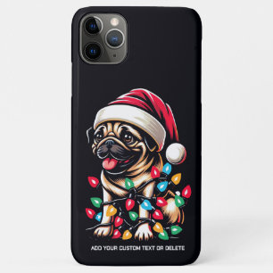 Case-Mate iPhone Case Amoureux des pug Noël Lumière Amoureux des animaux
