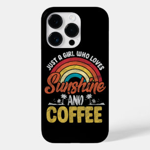 Coque Case-Mate iPhone Amoureux du soleil rétro et du café
