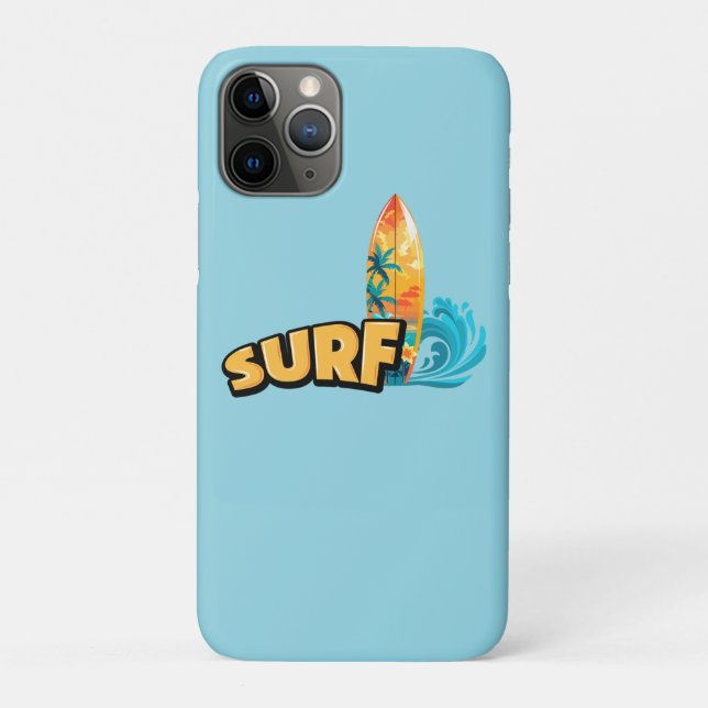 Coques Case-Mate iPhone Amoureux du surf élégants et stylés  (Dos)