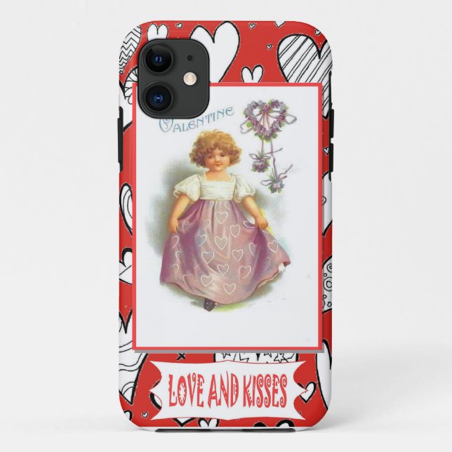 Coques Case-Mate iPhone Amours et baisers (Dos)