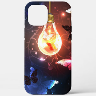 Case-Mate iPhone Case Ampoule lumineuse avec papillons nocturnes