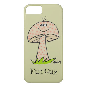 Etui iPhone Case-Mate Amusant Guy Funny Man mignon caricaturé Champignon