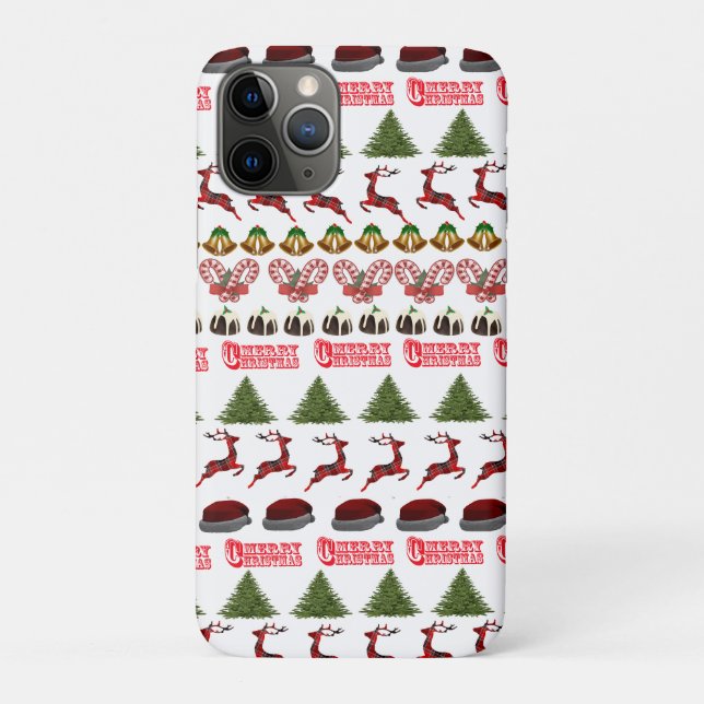 Coques Case-Mate iPhone Amusants À Noël Motif, (Dos)