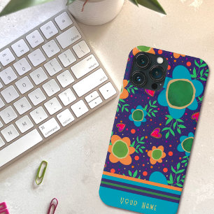 Case-Mate iPhone Case Amusants Big Blue Flowity Motif Inspirivity