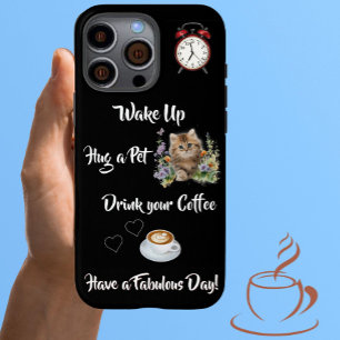 Coque iPhone 16 Pro Max Amusants et amateurs de café