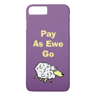 Coque iPhone 8 Plus/7 Plus Amusants Moutons Concevoir Payer Pendant Que Nous