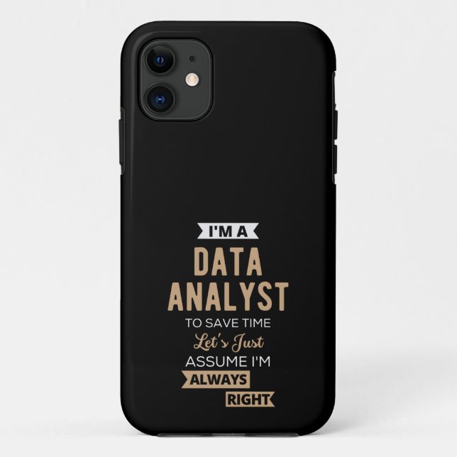 Coques Case-Mate iPhone Analyste de données (Dos)