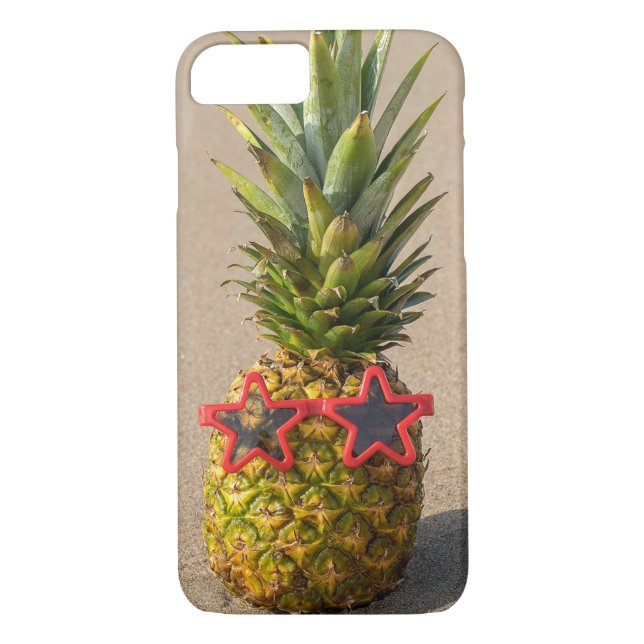 Coques Case-Mate iPhone ananas avec lunettes de soleil (Dos)