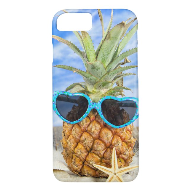 Coques Case-Mate iPhone ananas en lunettes de soleil (Dos)