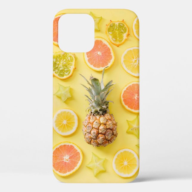 Coques Case-Mate iPhone Ananas entouré d'agrumes (Verso)
