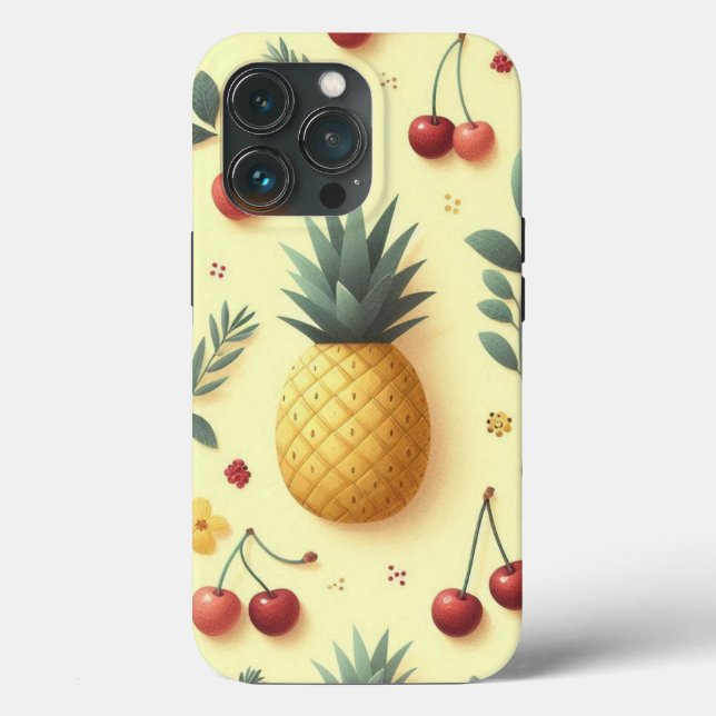 Coques Case-Mate iPhone Ananas et Cerises (Verso)