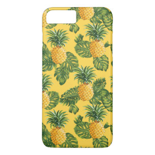 Etui iPhone Case-Mate Ananas et feuille tropical sur l'or