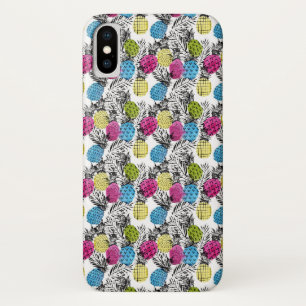 Coque Case-Mate iPhone Ananas et palmettes d'art de bruit
