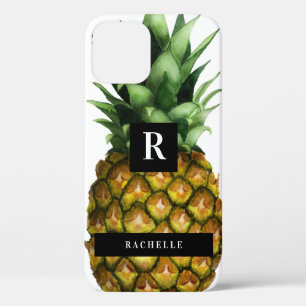 Case-Mate iPhone Case Ananas et votre nom et votre monogramme