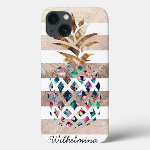 Case-Mate iPhone Case Ananas floral Design Monogramme