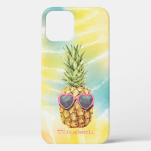 Case-Mate iPhone Case Ananas Frais, Tie-Dye Arc-en-Ciel Aquarelle