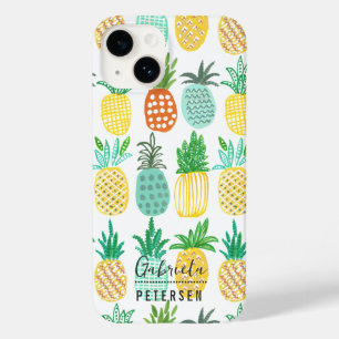 Coques Pour iPhone Ananas Fruit Tropical Moderne   vert jaune