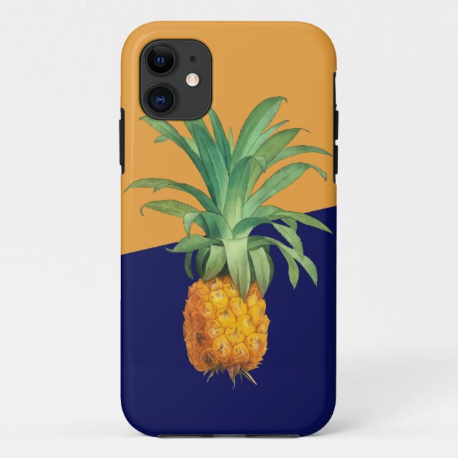Coques Case-Mate iPhone Ananas jaune orange vert (Dos)