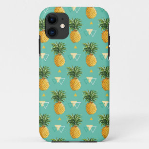 Etui iPhone Case-Mate Ananas lumineux sur le motif géométrique