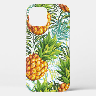 Case-Mate iPhone Case Ananas. Motif sans couture. Patte florale vintage