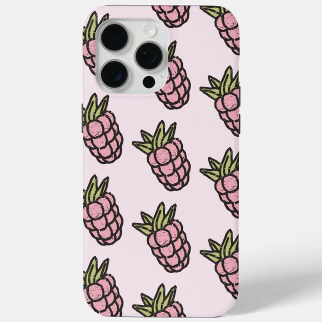 Coques Case-Mate iPhone Ananas Motif Y2K Retro Funky Retro (Verso)