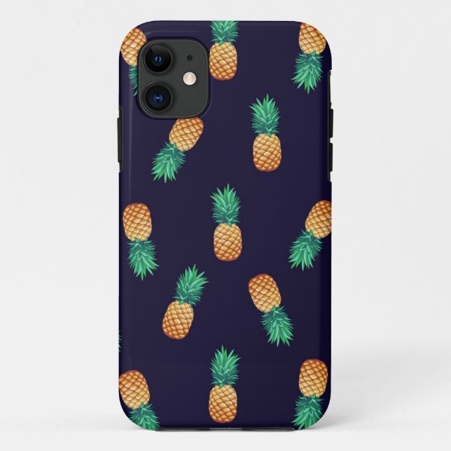 Coques Case-Mate iPhone Ananas sur la marine (Dos)