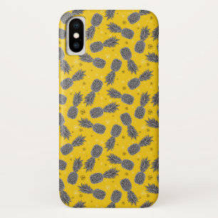 Coque iPhone X Ananas sur l'or