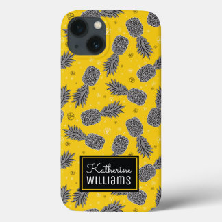 Case-Mate iPhone Case Ananas Sur Or | Ajouter Votre Nom