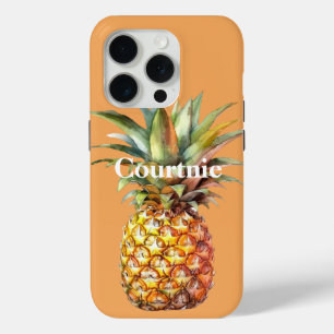 Coque Case-Mate iPhone Ananas Tropical Orange
