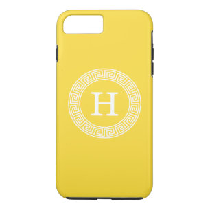 Coques Pour iPhone Ananas Whale Grille Clé Grecque Cadre initial Mono