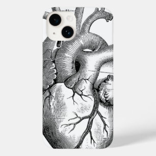 Coque Case-Mate iPhone Anatomie cardiaque vintage Personnalisable