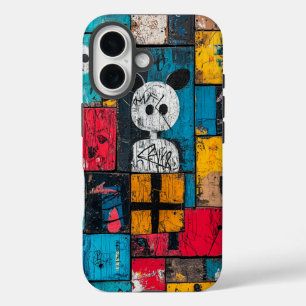 Coque Pour iPhone 16 Anatomie de la couleur Urban Street Art Téléphone