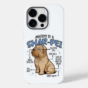 COQUE Case-Mate iPhone ANATOMIE D'UN CHIEN SHARPEI